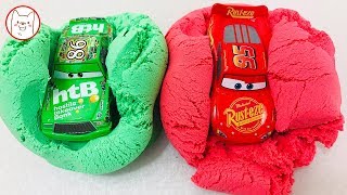 London Bridge Is Falling Down - Learn colors Disney Cars3 Kineticsand Painting water cup for kids screenshot 5