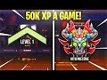 GET 50,000 XP a MATCH *NO* DOUBLE XP - FASTEST WAY to RANK UP COD BO4 (LEVEL UP & PRESTIGE FAST BO4)