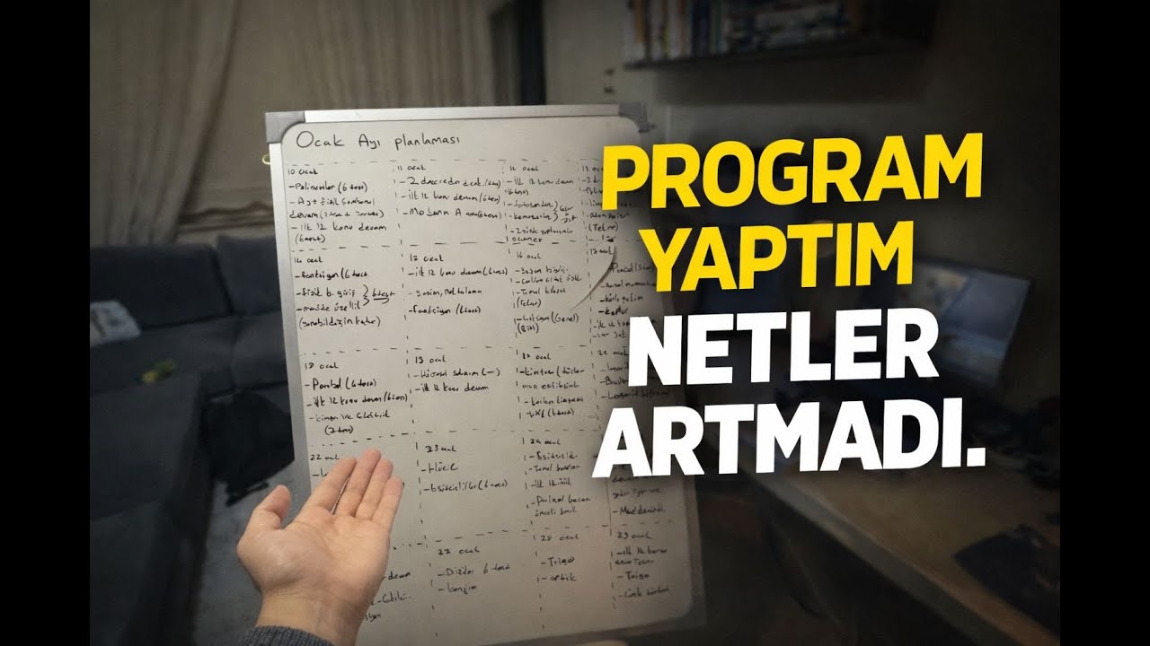 NETLERİM NEDEN ARTMIYOR? (ÖĞRENCİ GÖZÜNDEN)