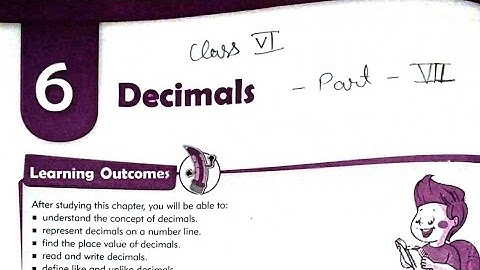 Class 6 Math | Chapter 6 Decimals Part 7 | mkd agrim academy