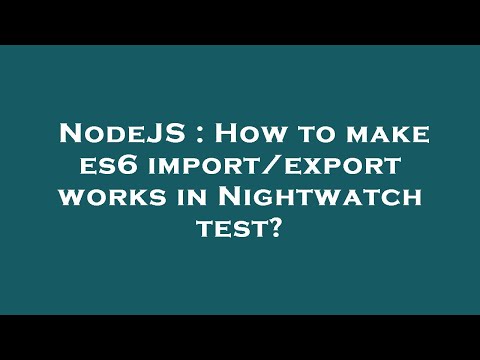 NodeJS : How