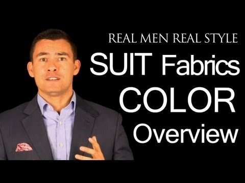 Men's Suit Color Video Guide - Charcoal - Light Grey - Navy Blue - Black - Brown - Tan - White
