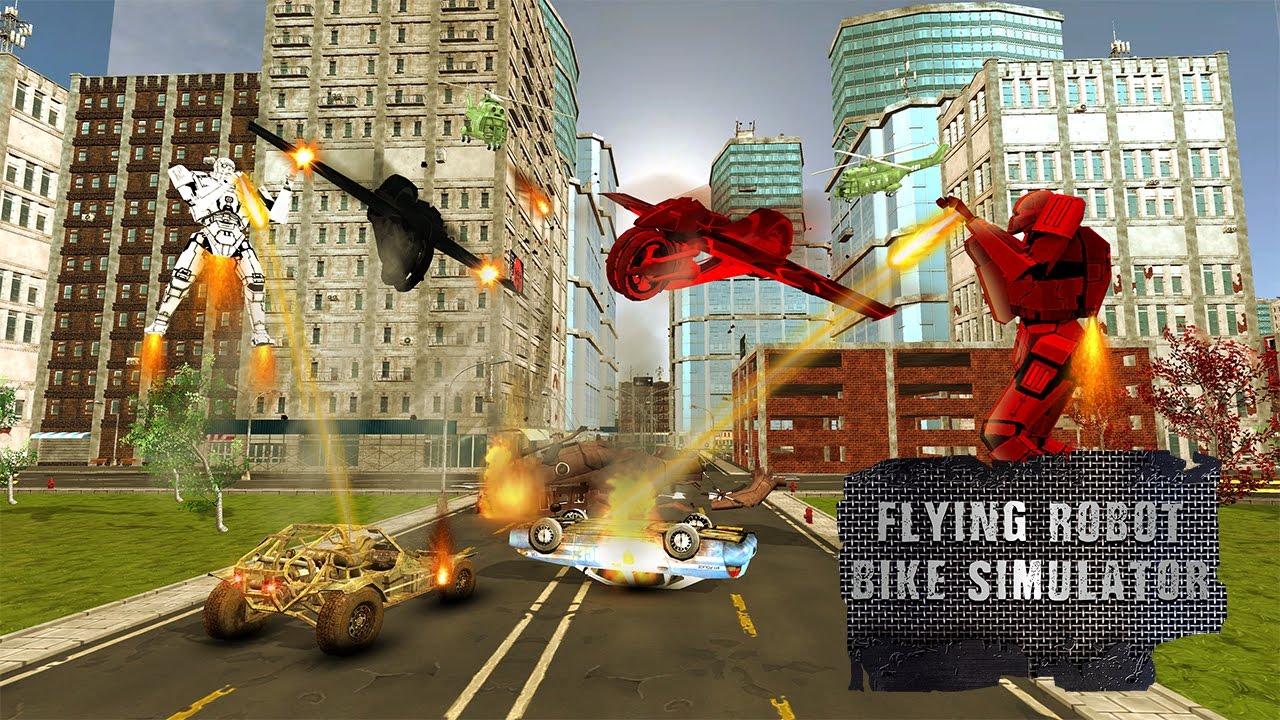 FLYING ROBOT BIKE SIMULATOR