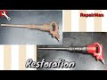 Restoration 녹슬고 오래된 에어 치핑해머를 완벽하게 복원하기 / Restoration Old Rusty Air Destruction Hammer [RepariMan]