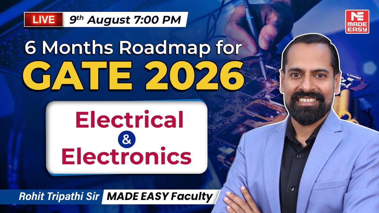 6 Months GATE 2026 Roadmap | Electrical & Electronics | Strategy by ...