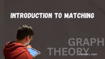 Introduction to Matching in Graphs