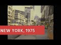 New york city in 1975 archive footage