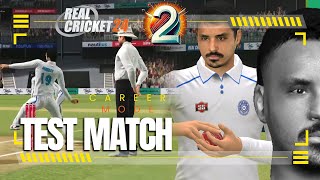 Debut test match - Dead Pitch : 1st Test Day 1 India vs South Africa Highlights | Real Cricket 24