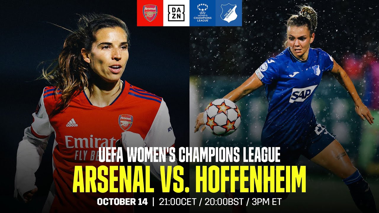 ARSENAL VS. HOFFENHEIM | UEFA WOMEN’S CHAMPIONS LEAGUE MATCHDAY 2 LIVESTREAM