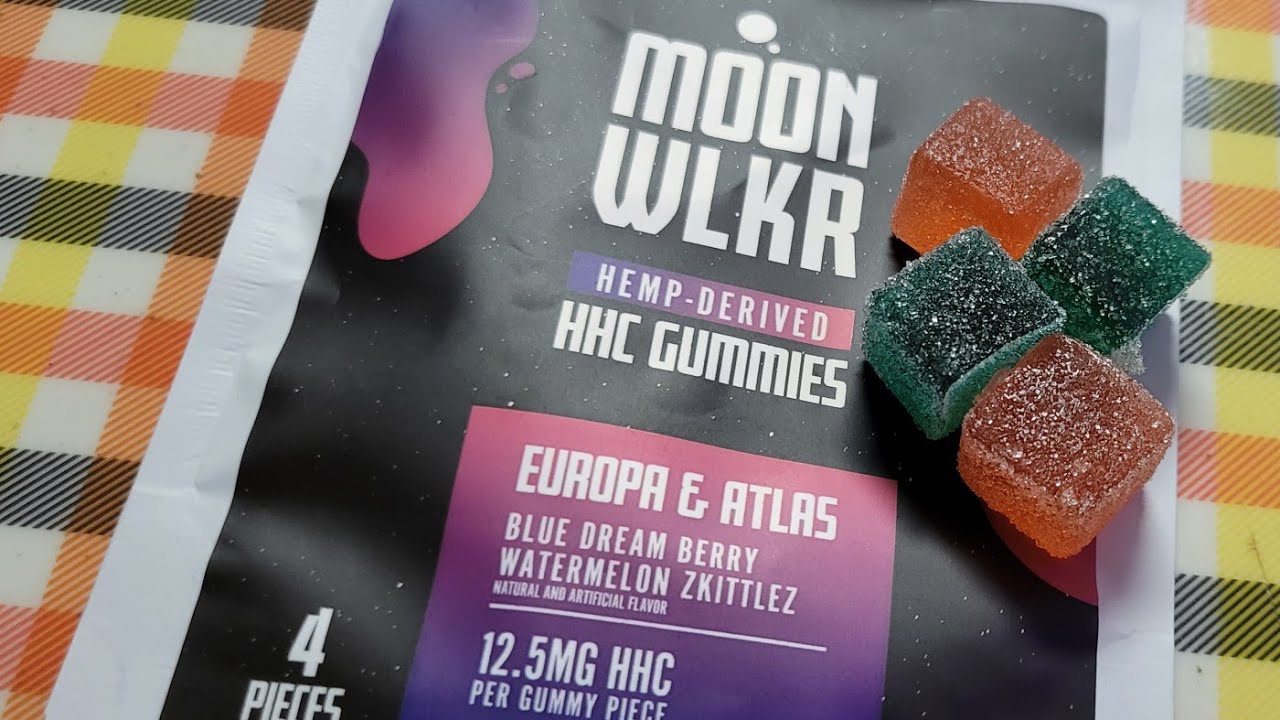 MOON WLKR HHC Gummies 50mg Review! Europa & Atlas 🍉 🫐