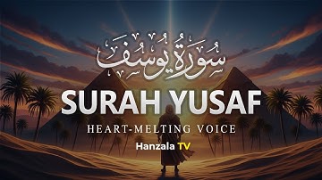 Marvelous Surah Yusuf سورة يوسف | Relaxing Heart touching voice  | Hanzala TV