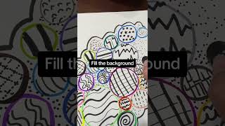 Circle Game | Dot Day Activity #shorts #artprojectsforkids #elementaryart #artsandcrafts #homeschool