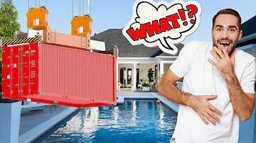 Crazy Architect Built a Luxury Pool from a Dumpster in His Garden