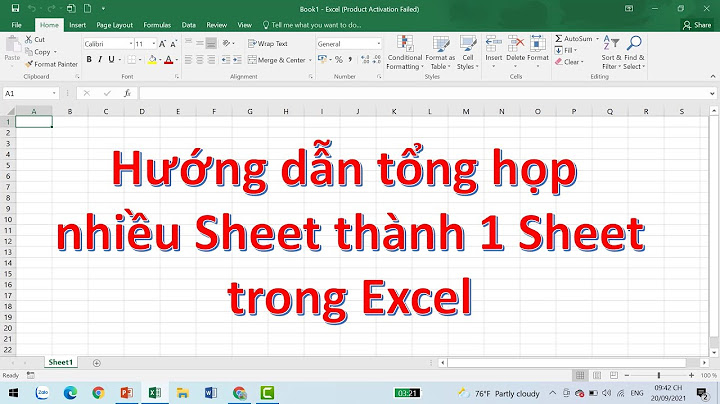 1 file excel nên có bao nhiêu sheet