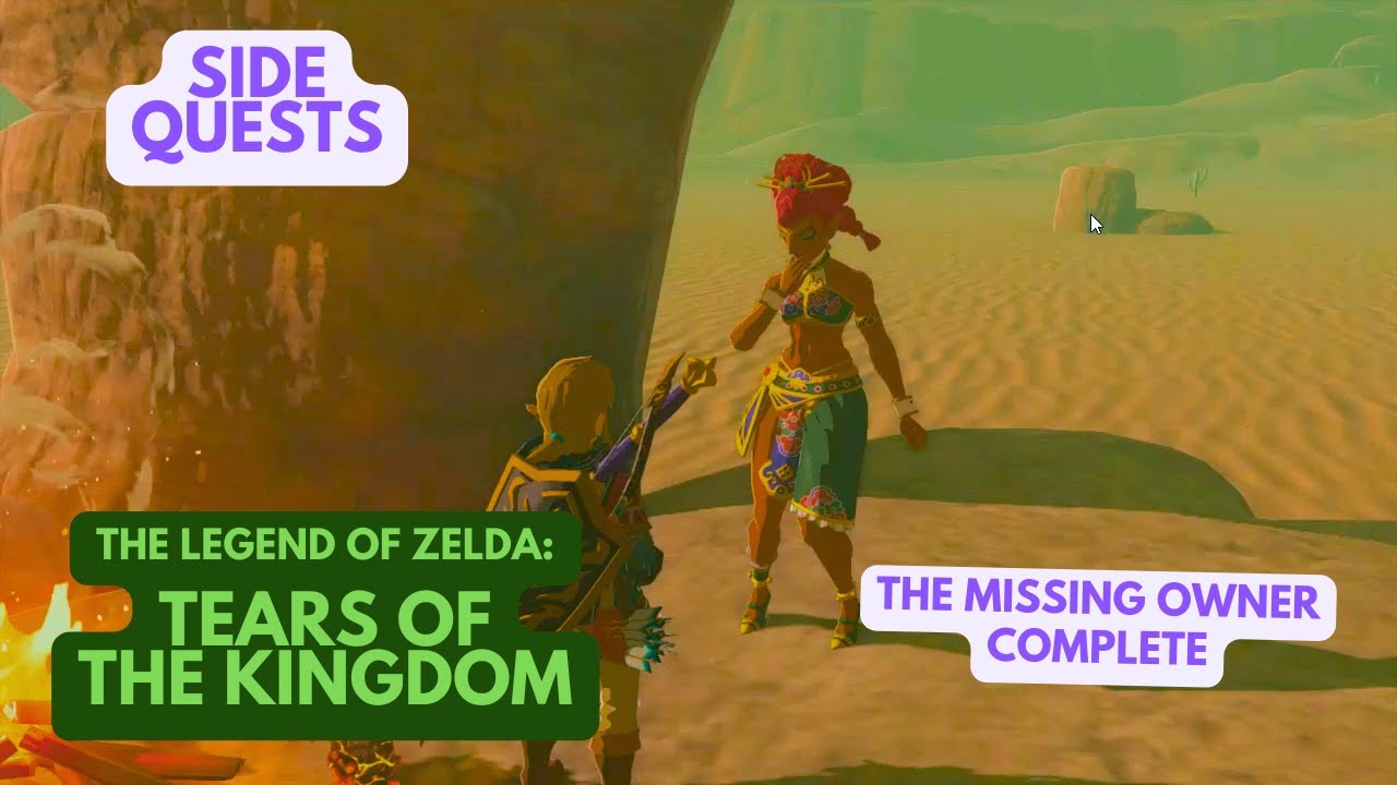 SIDE QUESTS THE MISSING OWNER COMPLETE PUZZLE GUIDE ZELDA TOTK