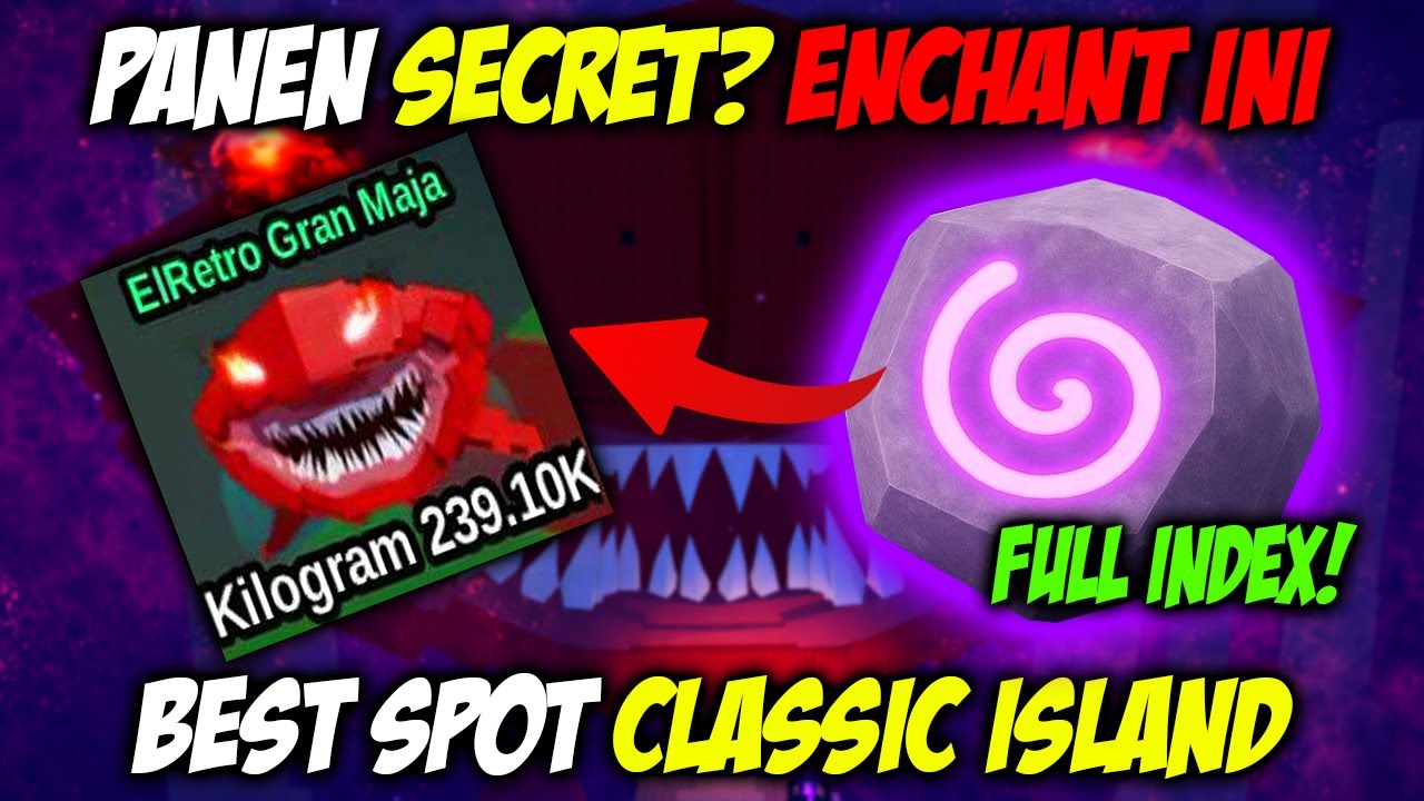 ESO NERF, ini MAP BOCOR SECRET! MAJA MERAH GAMPANG pake ENCHANT INI di FISH IT ROBLOX