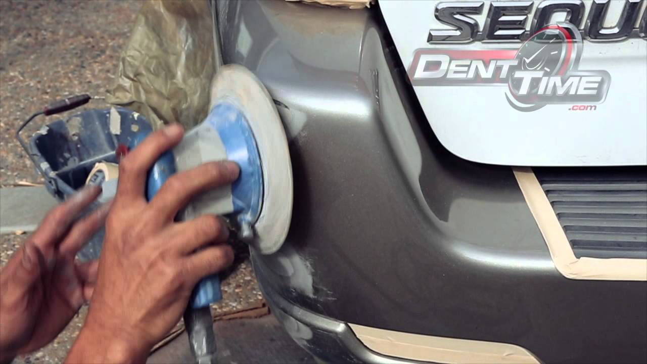 Auto Car Bumper Scratch Repair San Diego Dent Time YouTube