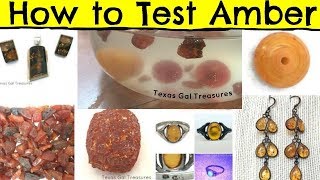 Testing Amber - How to Tell if Amber is Real, UV Light, Salt Water, Electrostatic, How to Test Amber