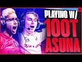 WE PLAYED WITH 100T ASUNA. HE'S SO GOOD... | SEN ShahZaM