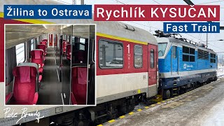 TRIP REPORT | R Kysučan | Fast Train between Slovakia and the Czech Republic | Žilina to Ostrava