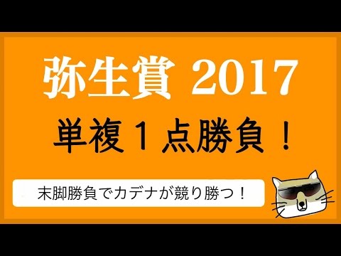 【競馬】弥生賞 単複1点勝負【にしちゃんねる】