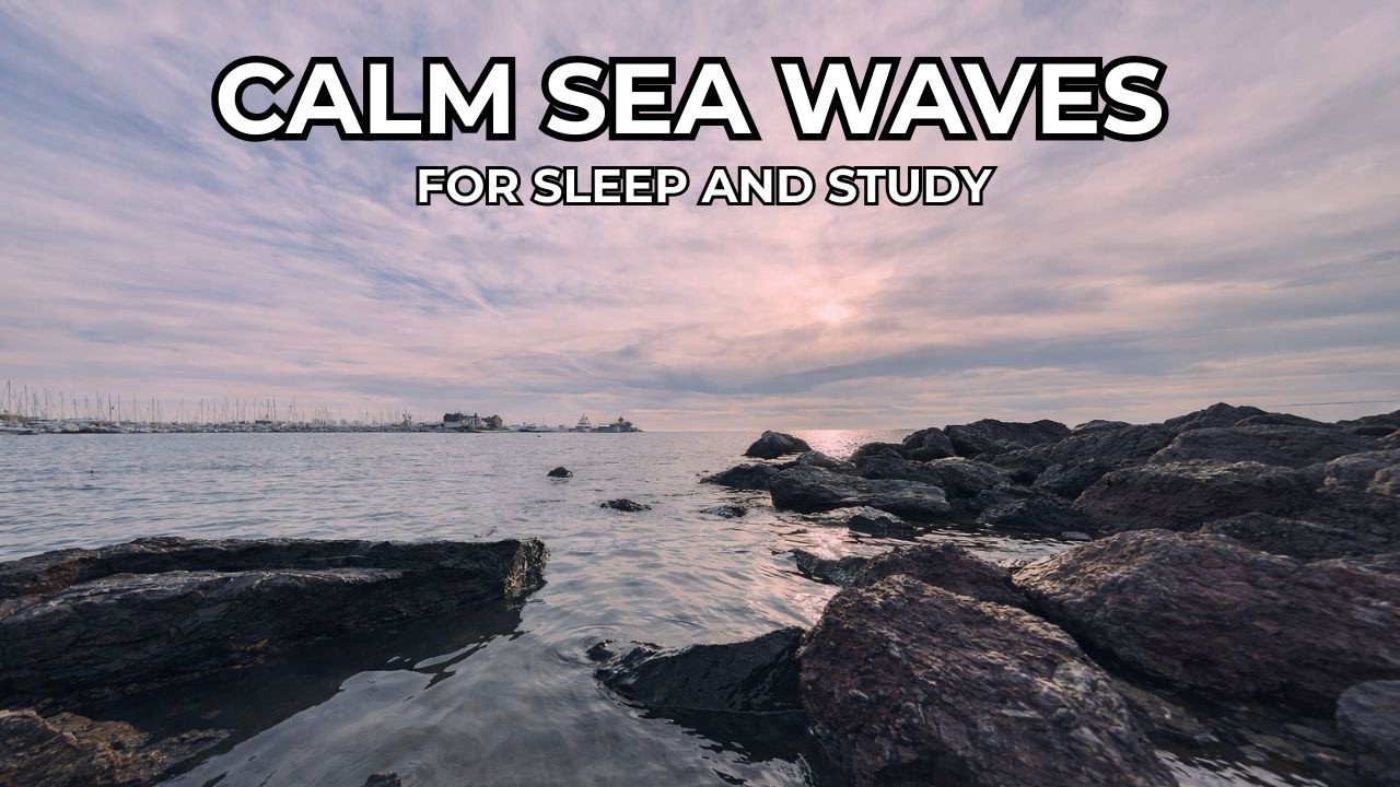 Calm Sea Waves | Sleep, Study, Yoga | Stereo