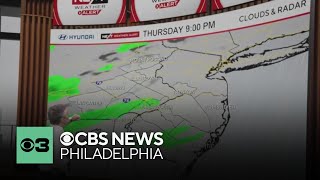 Tracking severe storms in the Philadelphia region on Thursday night
