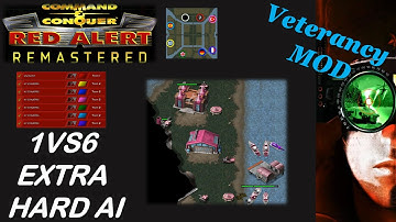 /Command & Conquer Red Alert Remastered/ (Skirmish) 1VS6 EXTRA HARD AI  I King Of The Hill I