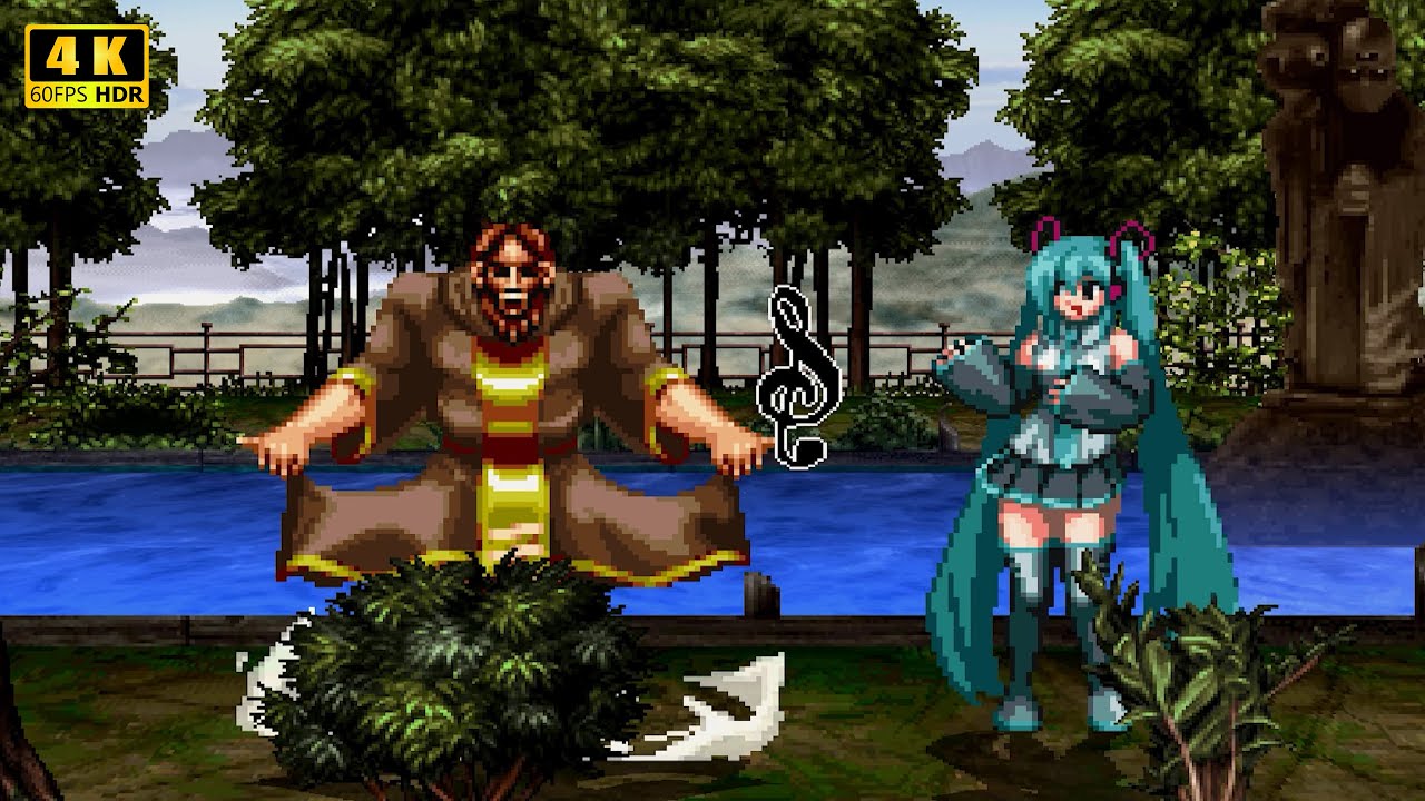 Vocaloid Star против Mystic Monk! 🎶 Хацунэ Мику против Распутина MUGEN: Самая музыкальная магичес...