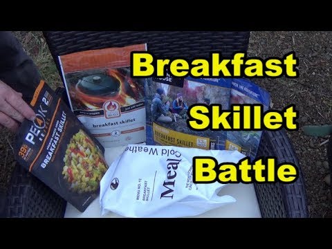 Mountain House Breakfast Skillet vs. Peak ReFuel and Campfire Meals