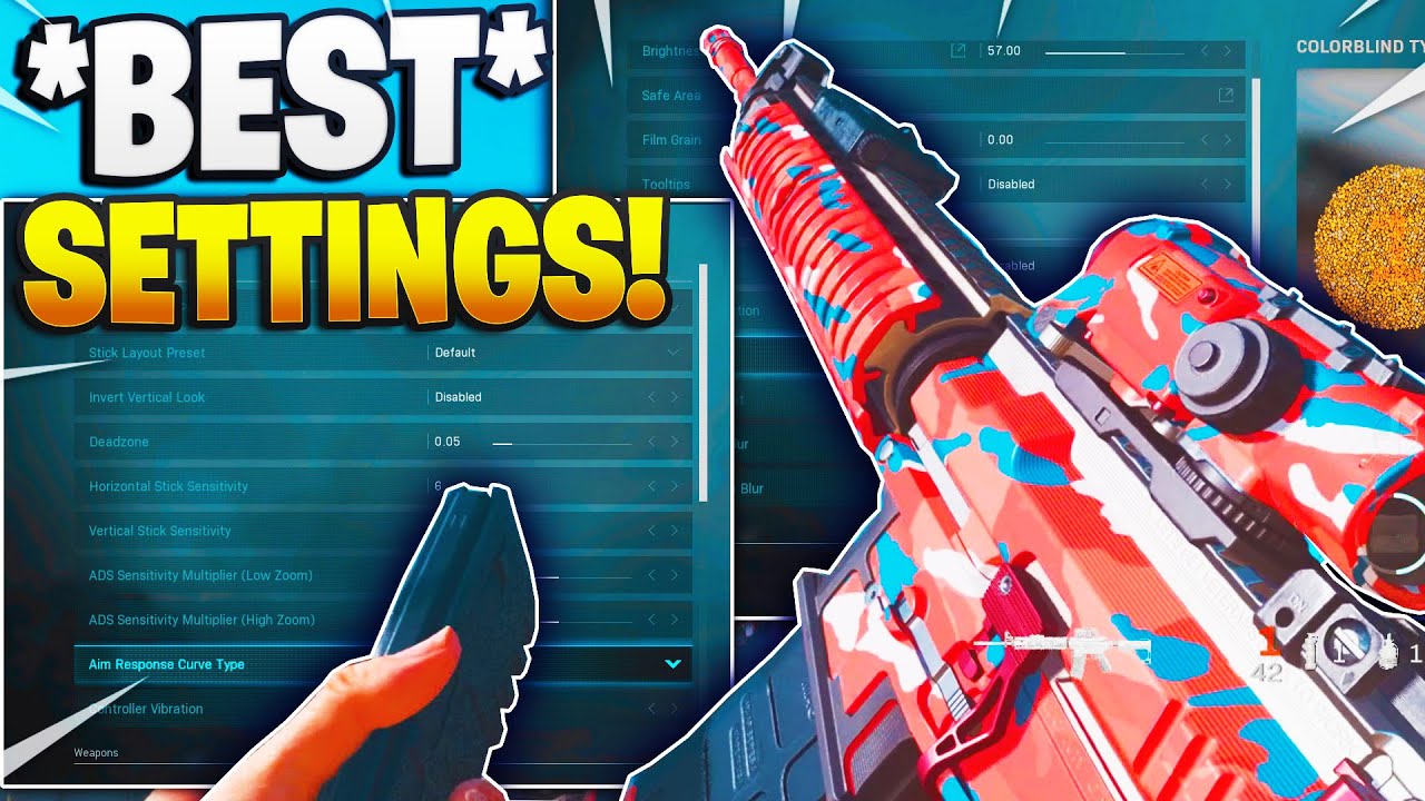 the BEST SETTINGS in Modern Warfare SEASON 4! (BEST CONSOLE SETTINGS