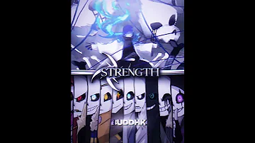 Error 404 Sans VS Underverse Undertale Whoisstrongest Shorts Edit 
