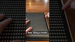Full Page Slate & Stylus #blind #braille #notes #writing