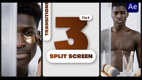 Multiscreen Transitions - 3 Split Screen | After Effects template - Envato elements