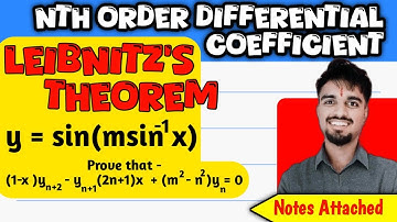 271/1000 | Find nth Order Differential Coefficient of y=sin(msin^-1x) | Leibnitz