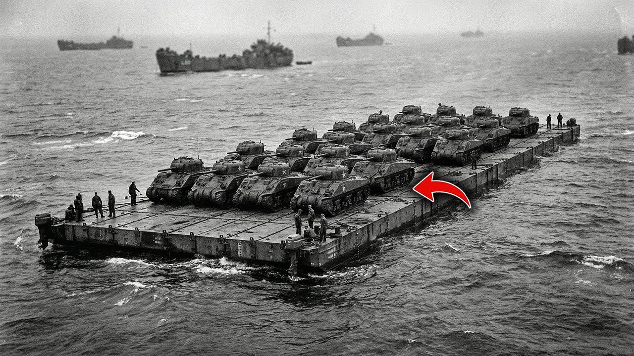 How The US Navy Built Modular Floating Docks That Carried Entire Tank Battalions To Normandy