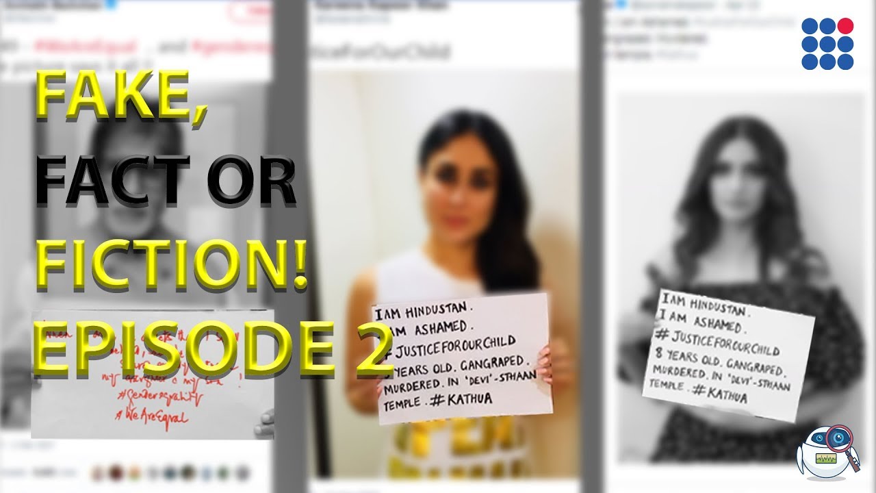 Photos of Bollywood actors are photoshopped to spread fake news