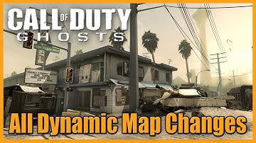 Call Of Duty Ghosts - All Dynamic Map Changes