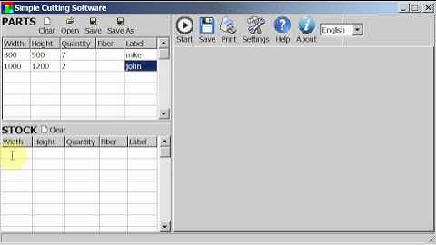 Simple Cutting Software (2011) - English interface