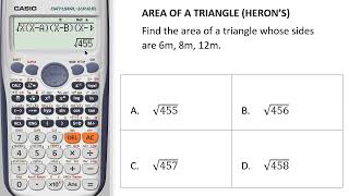 [CalcYou] Area of a Triangle using Heron's Formula