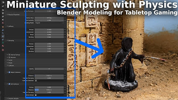 Sculpting Miniatures With Physics - Blender for Tabletop Gaming