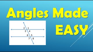 Find ANY Corresponding Angle! Easy Geometry Math Strategy