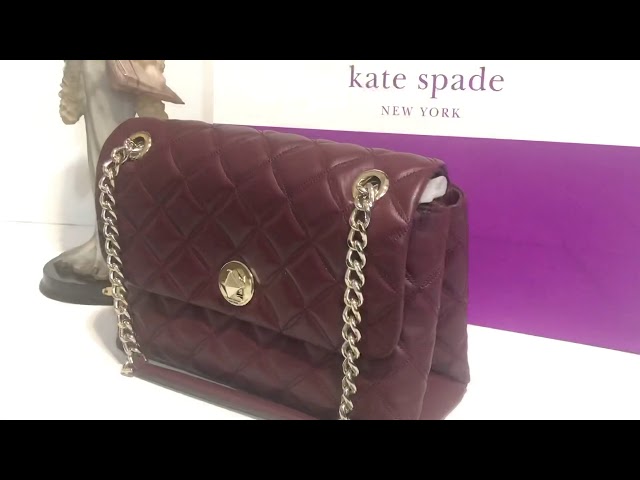 Kate Spade New York Natalia Small Flap Crossbody Bag (Blackberry Preserve):  Handbags