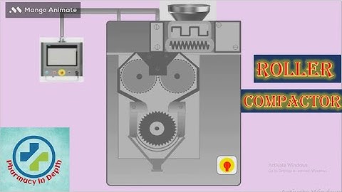 Roller Compactor working animation