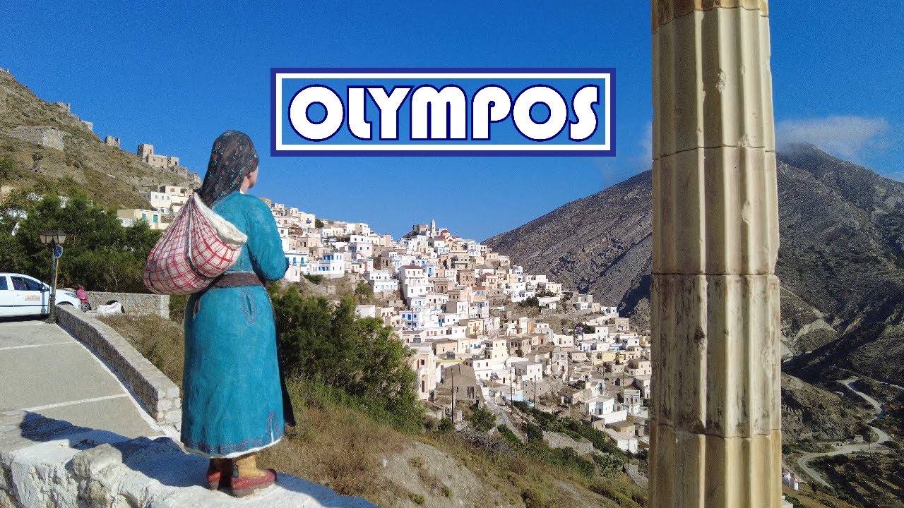 Karpathos, Greece | Olympos ▶ Historical Mountain Village ▶ In 4K