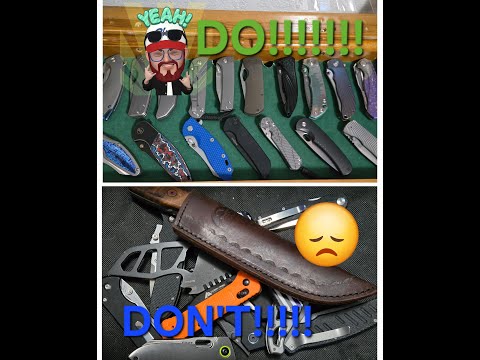 My knife collecting journey for beginners: DO's and DONT'S!!!!!
