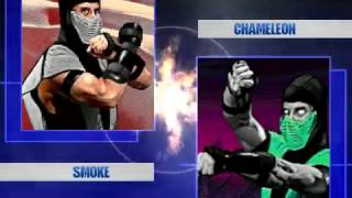 M.u.g.e.n - Mk2 Smoke Me Vs Mk2 Chameleon Hard 8 Ai