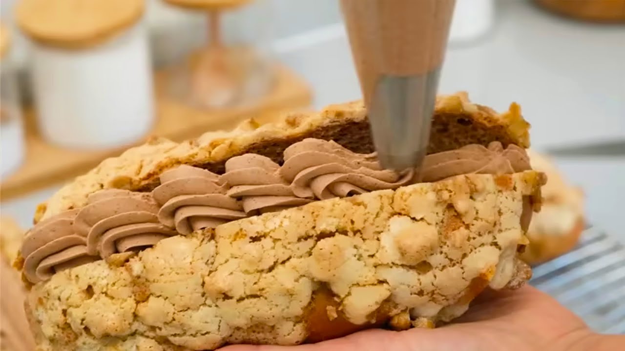 手揉核桃酥皮摩卡面团，咖啡和巧克力的机智组合【为珊妮做面包】