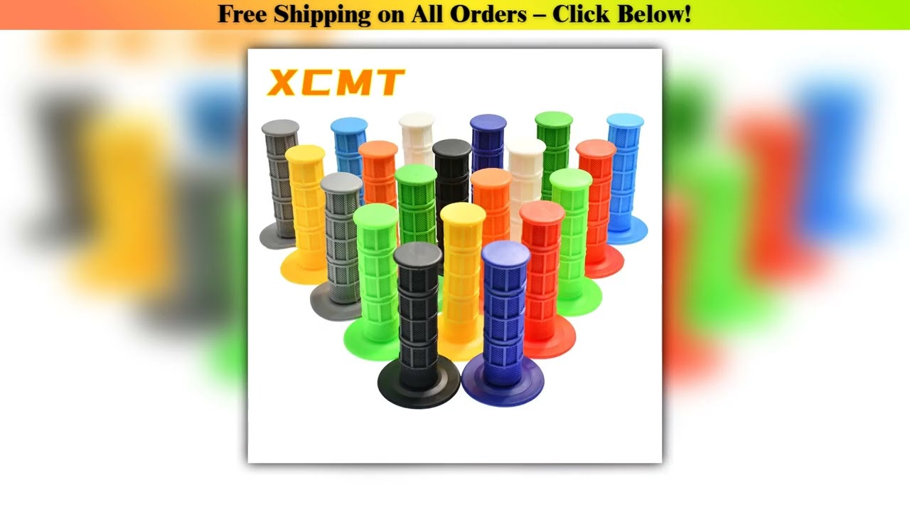 Universal 22mm Motorcycle Handlebar Grip Rubber Gel For CR CRF XR YZ WR TTR KX KLX RMZ RMX RM TC