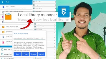 public library manager in sketchware pro how to use & how to import library Hindi videos